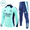 Arsenal Felpe da Allenamento Quarto-Zip 2024-25 Blu per Bambino